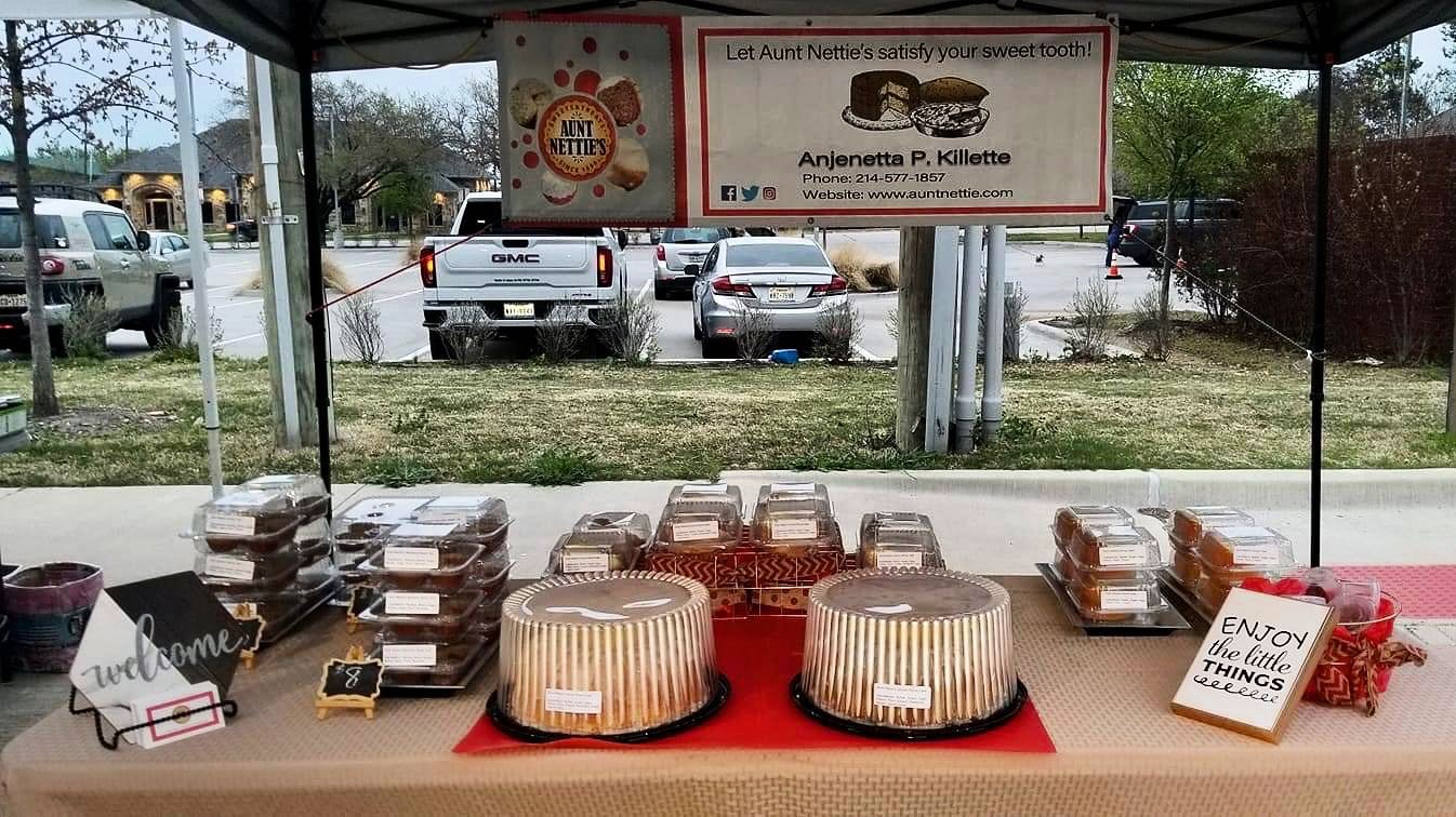 Tempting display of desserts including cakes and pie slices