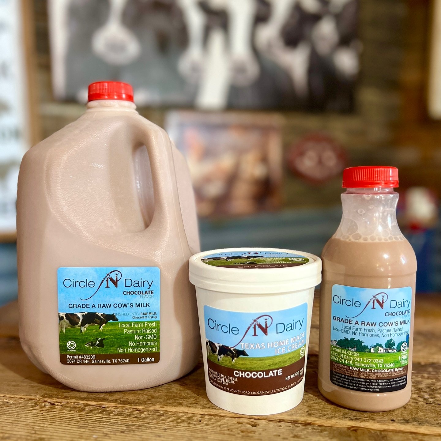 Local dairy treats—artisan cheese, bottles of milk and more!