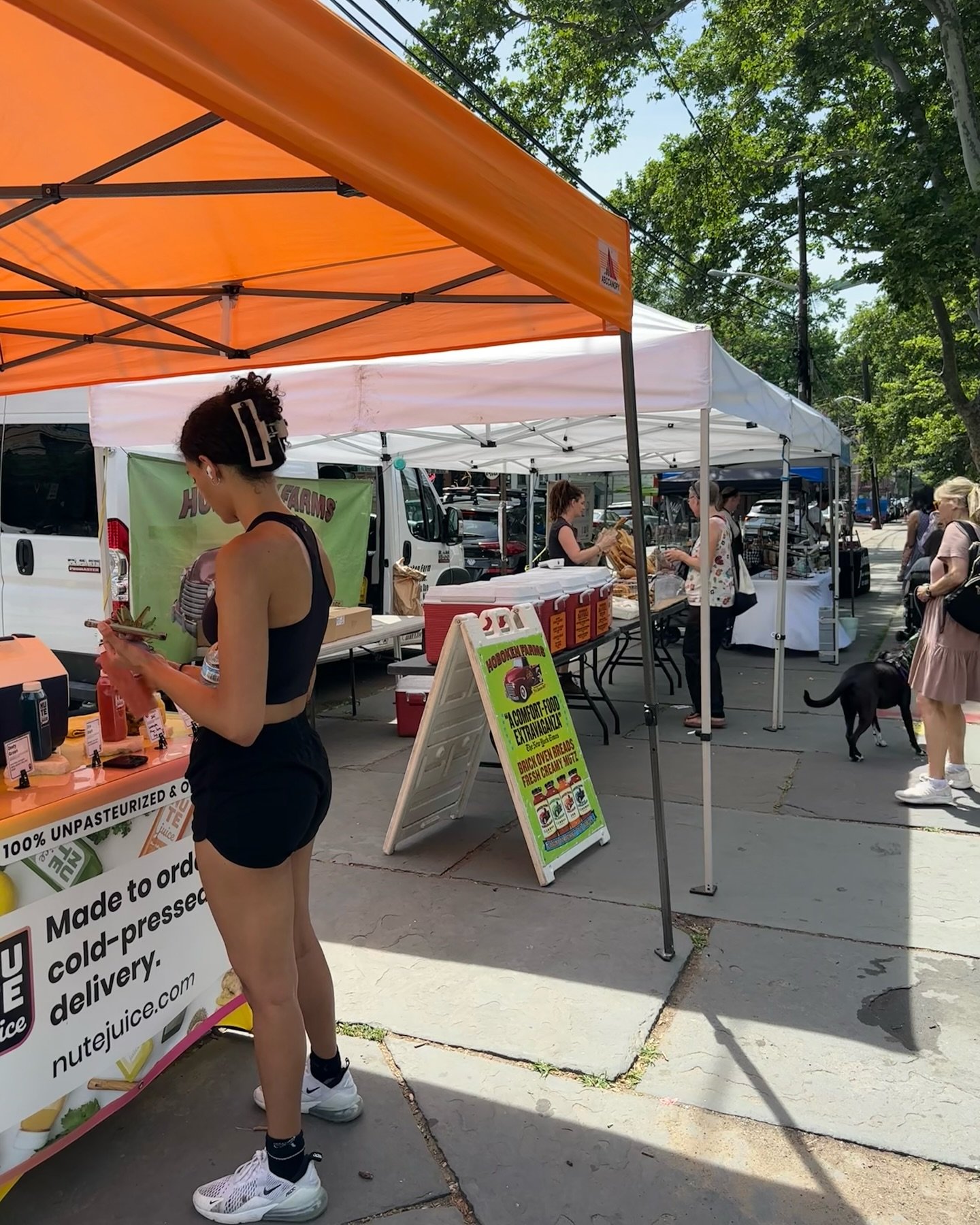 The face of Hoboken's happy produce fans. Stop by before noon!