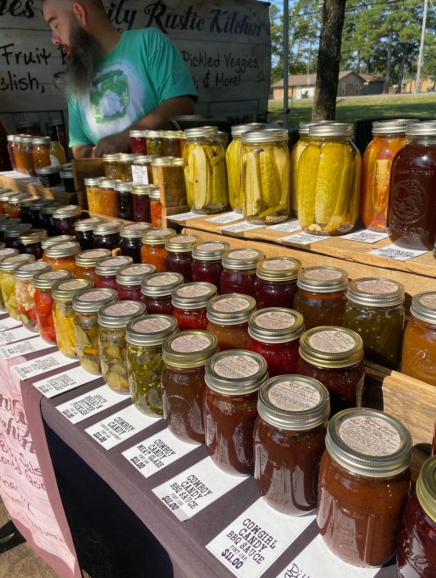 Jars of Small-Batch Preserves and Local Goods